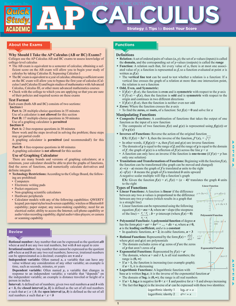 Quick Study Academic Outline: Essays & Term Papers (4-Page Laminated Study  Chart)