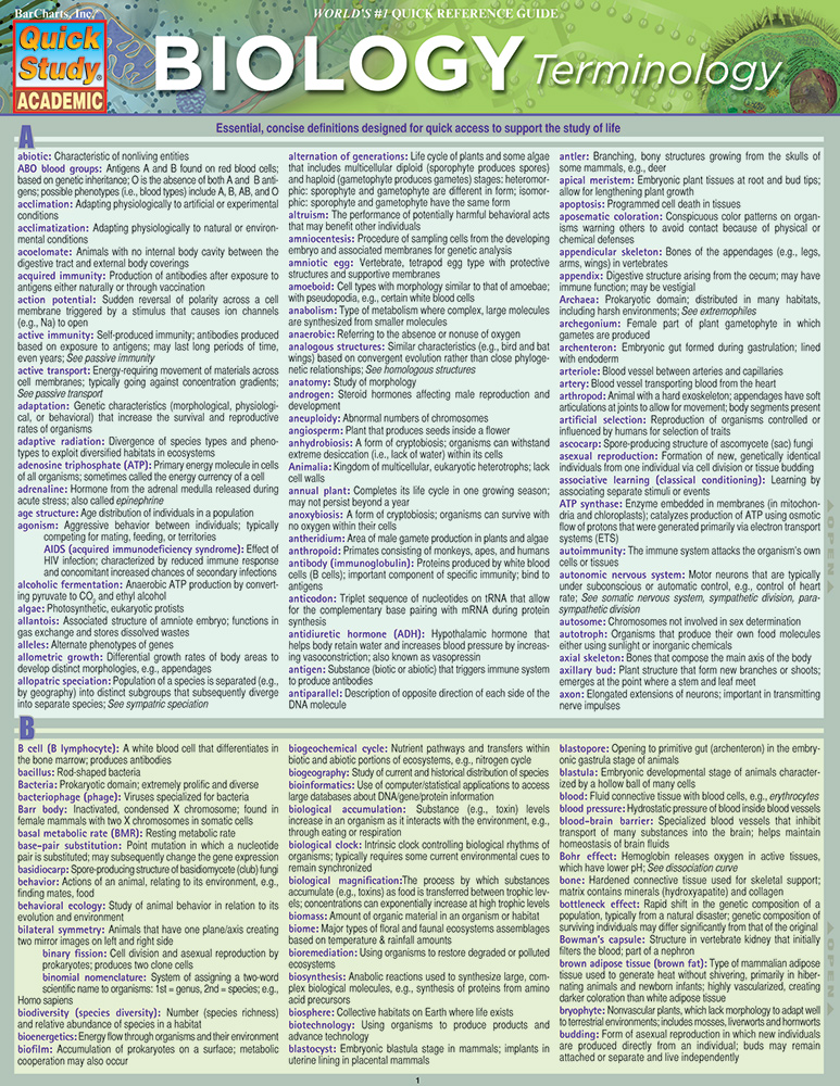 Biology-Terminology