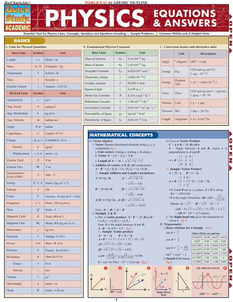 Physics-Equations-&-Answers