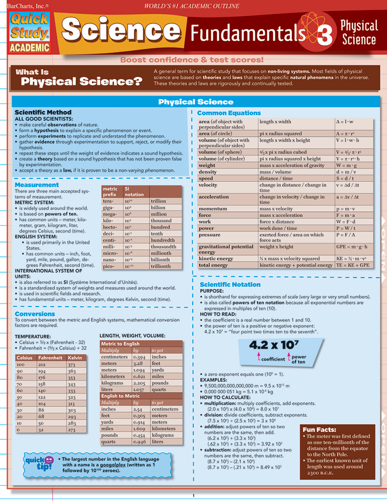 Science Fundamentals 3: Physical Science