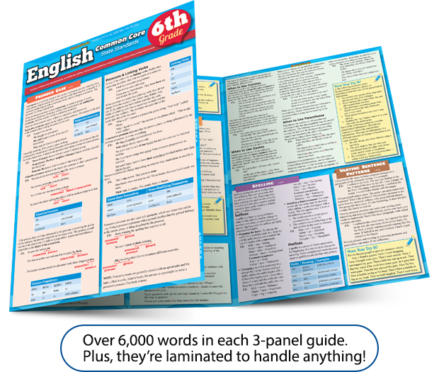 QuickStudy  GED Test Prep: Reasoning Through Language Arts Laminated – CM  School Supply