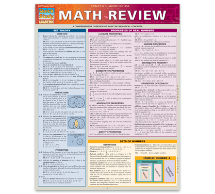 quickstudy the worlds number one quick reference publisher review guide