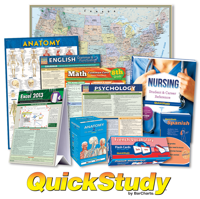 QuickStudy SAT Tips: Math Laminated Study Guide (9781572228788)